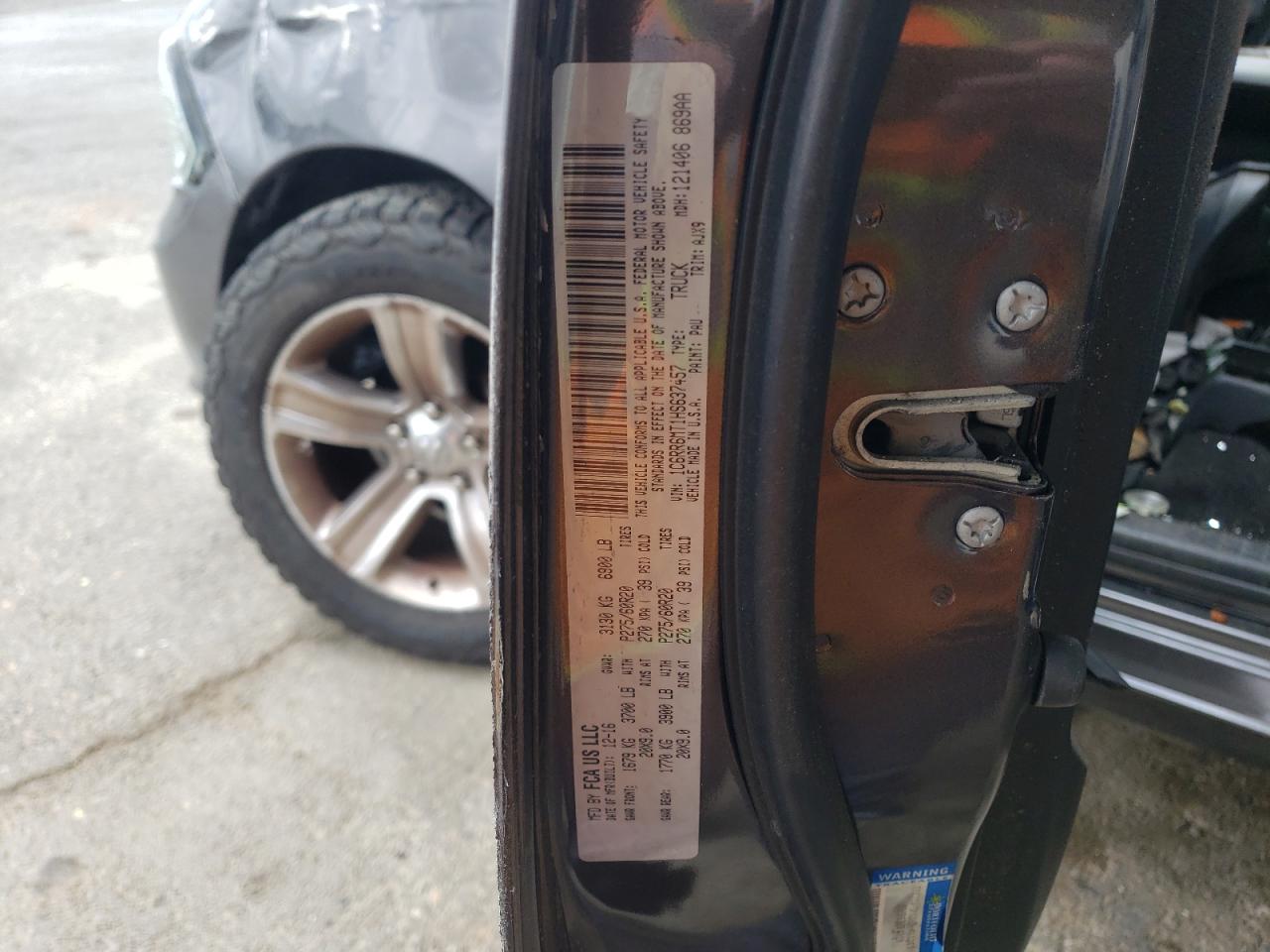 2017 Ram 1500 Sport VIN: 1C6RR6MT1HS637457 Lot: 56231025