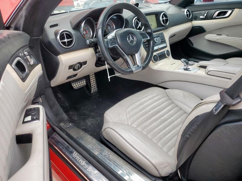 Cabriolets MERCEDES-BENZ SL-CLASS 2015 Czerwony
