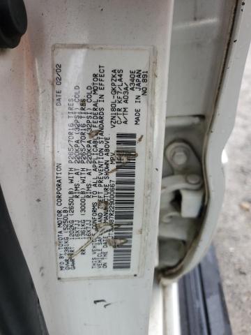2002 TOYOTA 4RUNNER LIMITED  