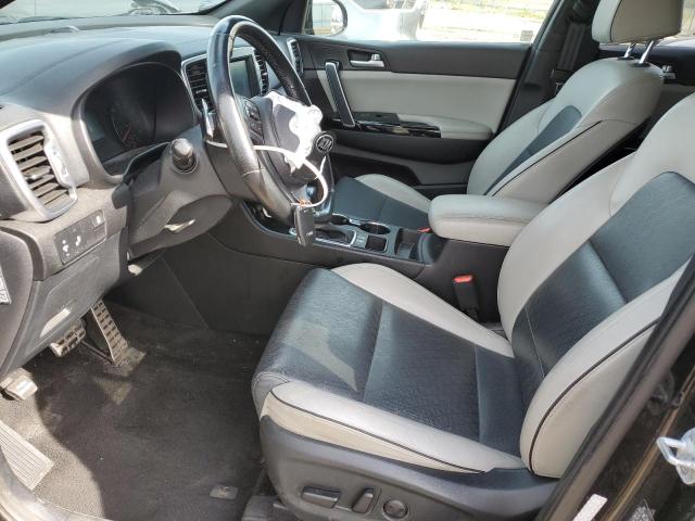  KIA SPORTAGE 2018 Чорний