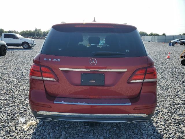  MERCEDES-BENZ GLE-CLASS 2018 Czerwony