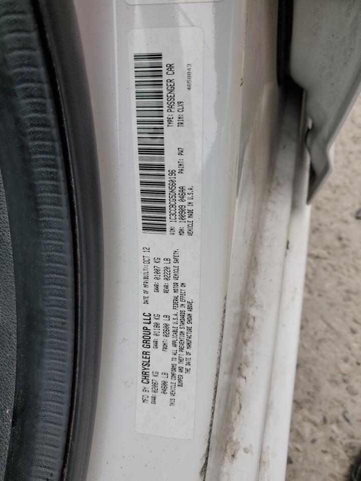 2013 Chrysler 200 Limited VIN: 1C3CCBCG5DN560196 Lot: 56987585