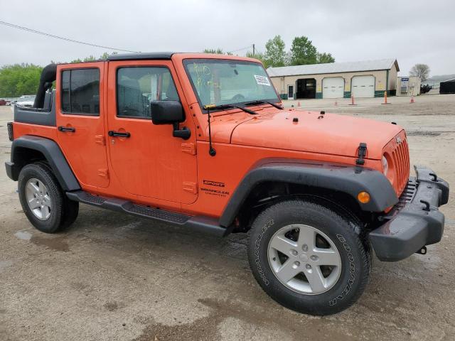  JEEP WRANGLER 2015 Pomarańczowy