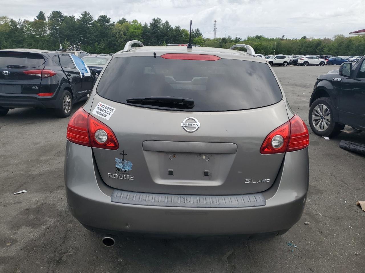 2008 Nissan Rogue S VIN: JN8AS58V88W109444 Lot: 57139485