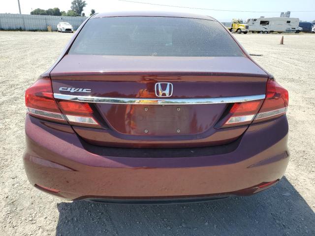  HONDA CIVIC 2014 Burgundy