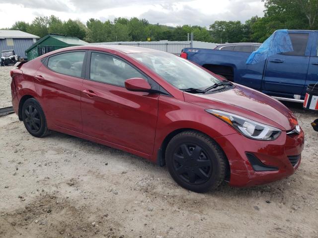  HYUNDAI ELANTRA 2016 Красный
