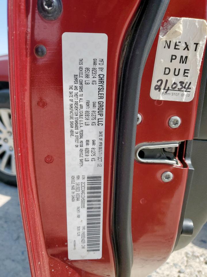 2013 Chrysler 300 VIN: 2C3CCAAG1DH568995 Lot: 56278975