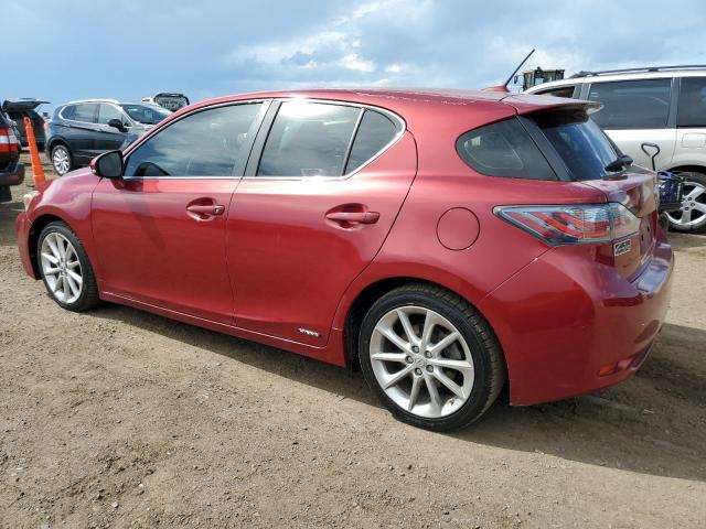Hatchbacks LEXUS CT 200 2012 Czerwony