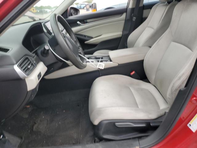  HONDA ACCORD 2019 Red