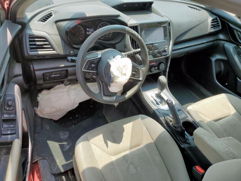  SUBARU IMPREZA 2018 Czerwony