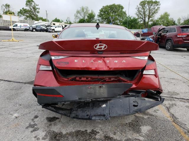  HYUNDAI ELANTRA 2024 Красный