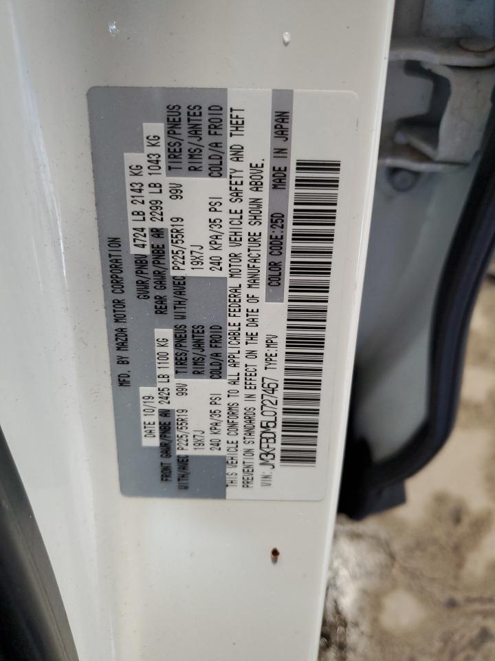 2020 Mazda Cx-5 Grand Touring VIN: JM3KFBDM5L0727467 Lot: 56931185