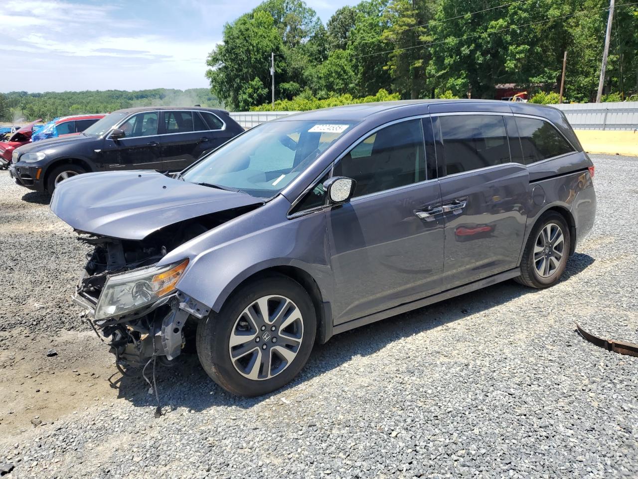 2016 Honda Odyssey Touring на продаже в Concord, NC - Front End