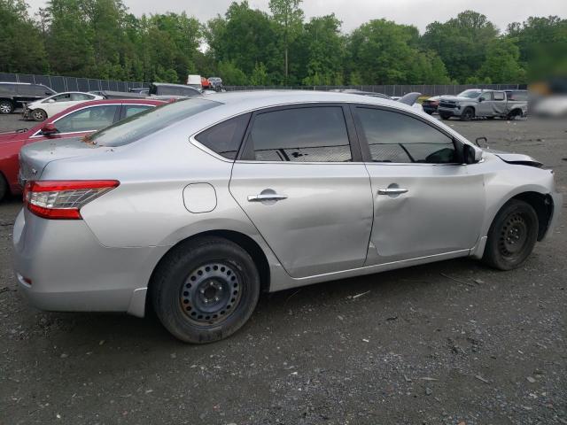 Седаны NISSAN SENTRA 2015 Серебристый