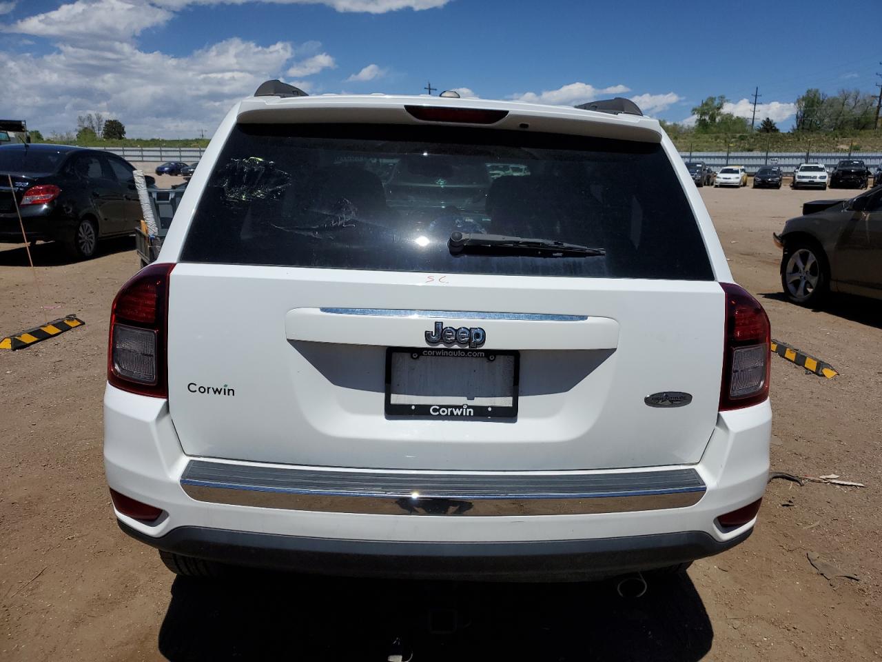 2016 Jeep Compass Latitude VIN: 1C4NJCEA2GD800596 Lot: 57203705