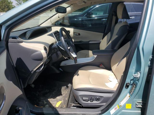 Хэтчбеки TOYOTA PRIUS 2016 Бирюзовый