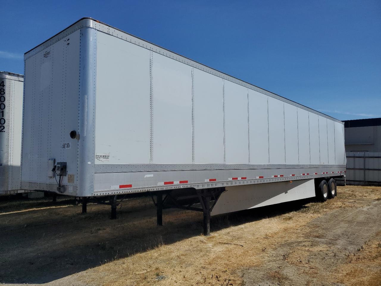 2014 Wabash Dvhdhpc Dry Van Trailer for Sale in Sacramento, CA - Rear End