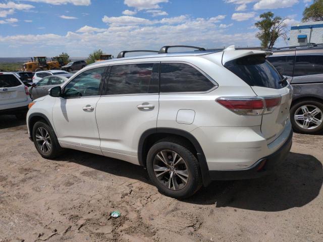  TOYOTA HIGHLANDER 2016 Белый
