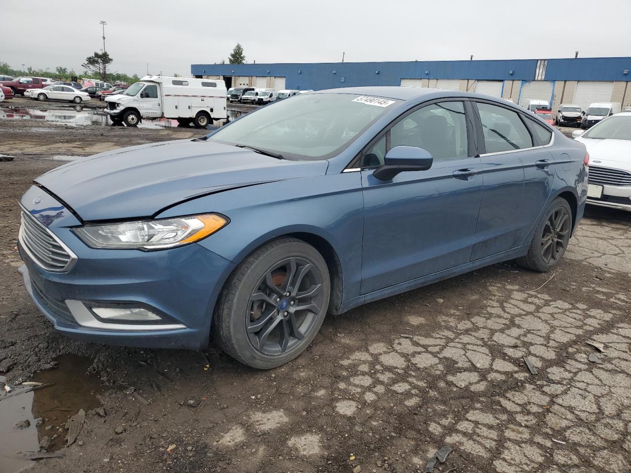 2018 Ford Fusion Se за продажба в Woodhaven, MI - Minor Dent/Scratches