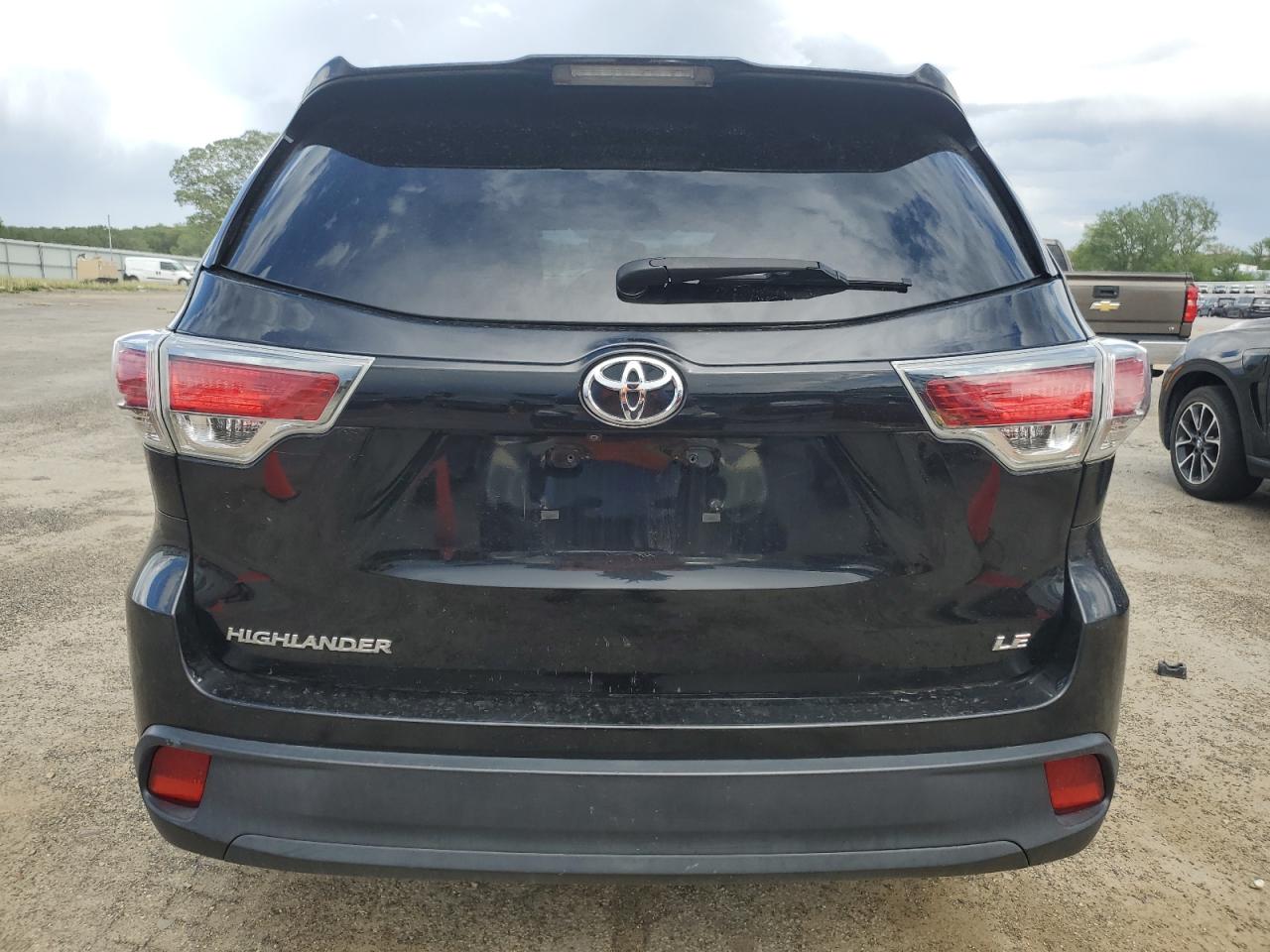 2015 Toyota Highlander Le VIN: 5TDZARFH6FS016019 Lot: 57438195