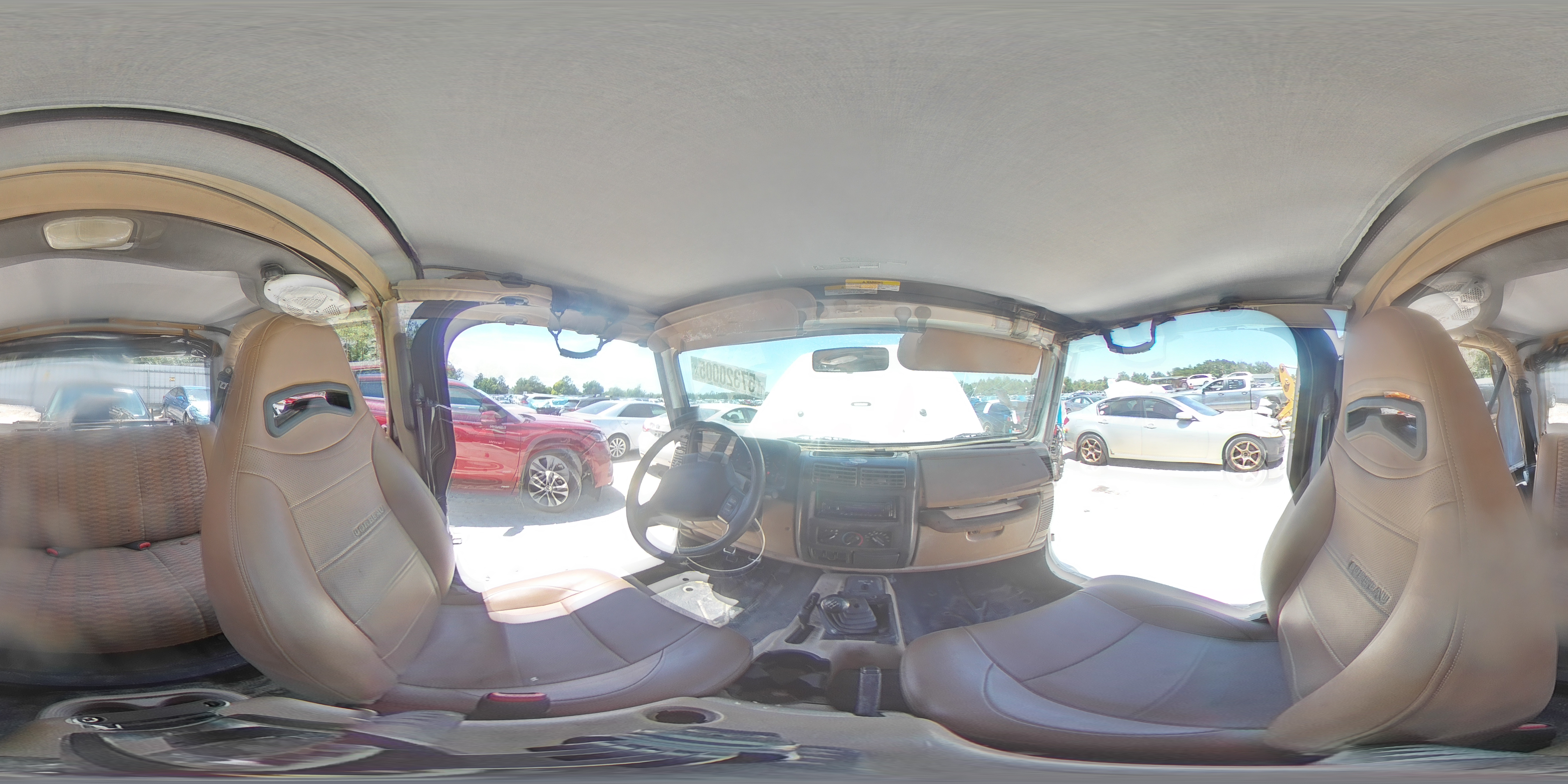 2001 Jeep Wrangler / Tj Sahara VIN: 1J4FA59S81P321490 Lot: 57320005