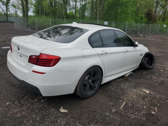  BMW 5 SERIES 2015 White