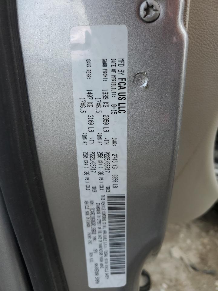 2016 Chrysler Town & Country Touring VIN: 2C4RC1BG8GR118683 Lot: 56908125