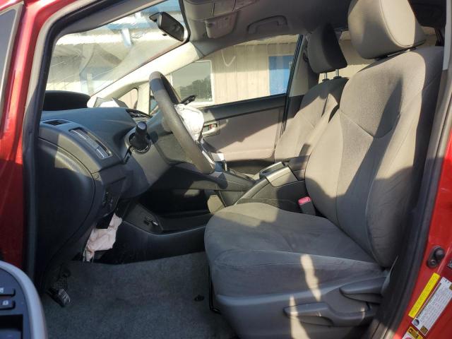  TOYOTA PRIUS 2013 Червоний