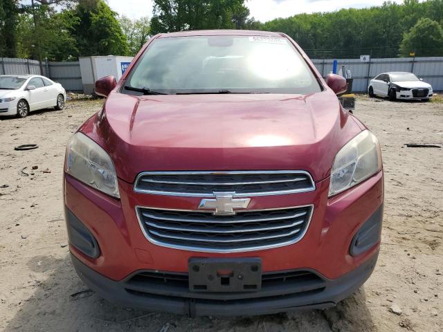 CHEVROLET TRAX 2015 Red