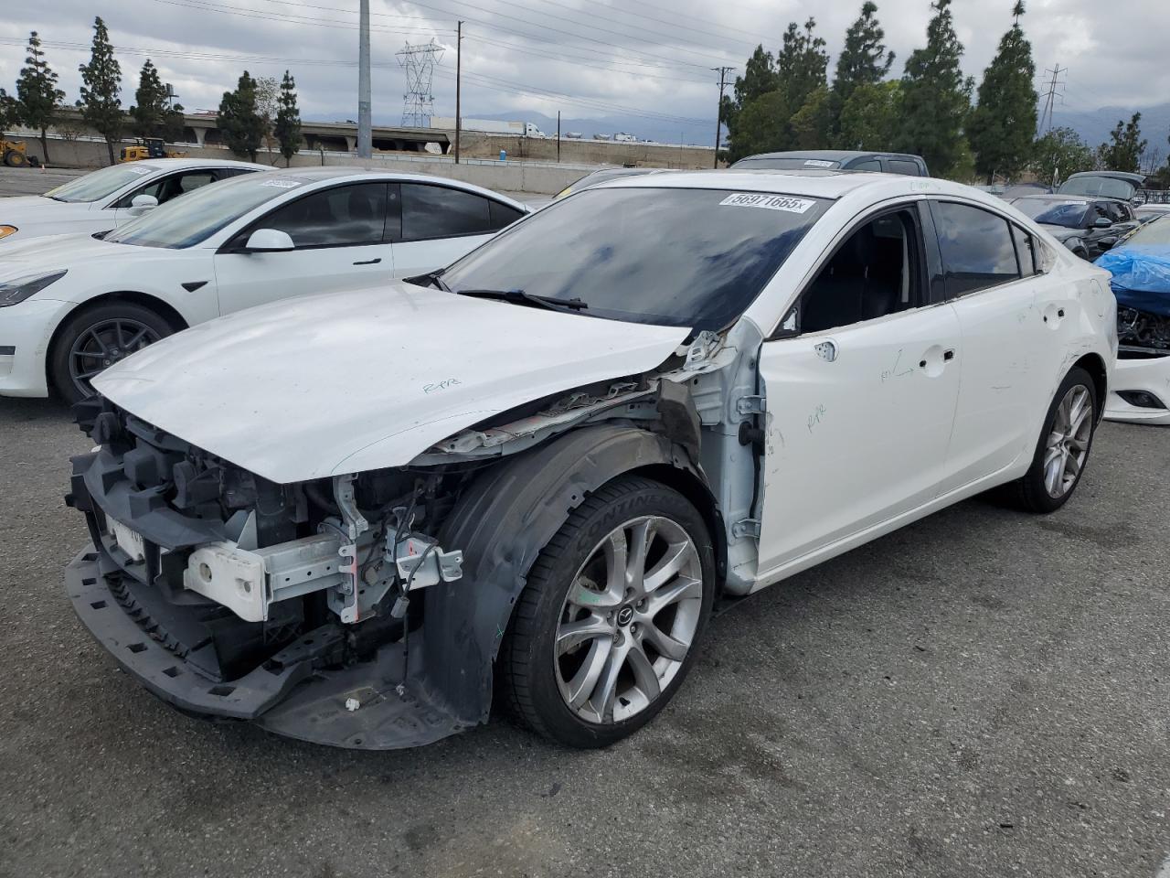 2016 Mazda 6 Touring იყიდება Rancho Cucamonga-ში, CA - Front End