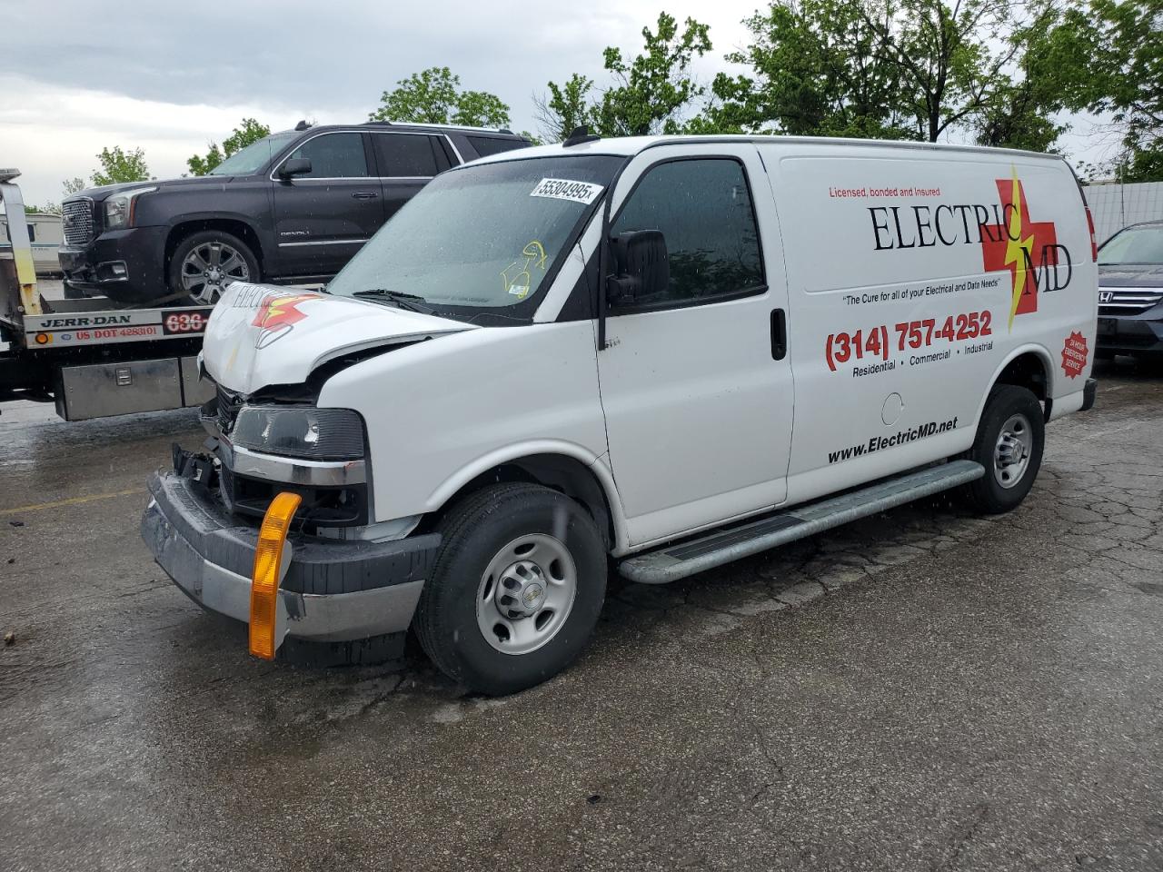 2022 Chevrolet Express G2500 na sprzedaż w Bridgeton, MO - Front End