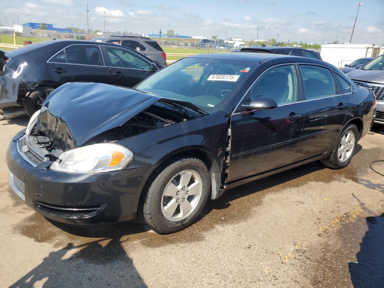 2007 Chevrolet Impala Lt للبيع في Woodhaven، MI - Front End
