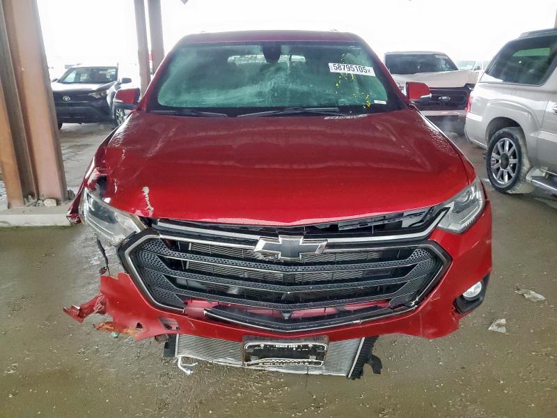  CHEVROLET TRAVERSE 2021 Czerwony