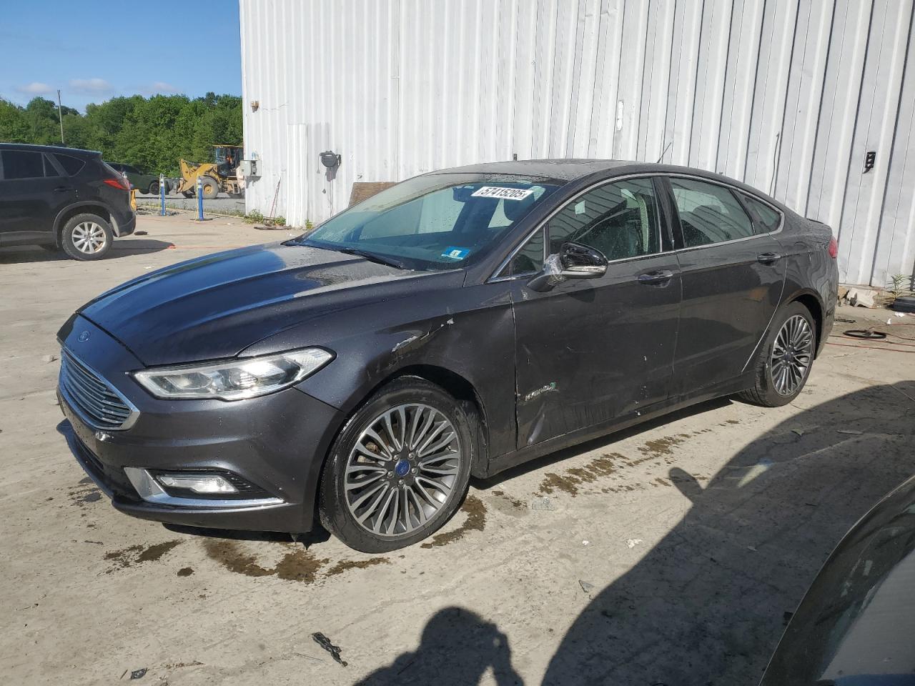 2018 Ford Fusion Titanium/Platinum Hev продається в Windsor, NJ - Side