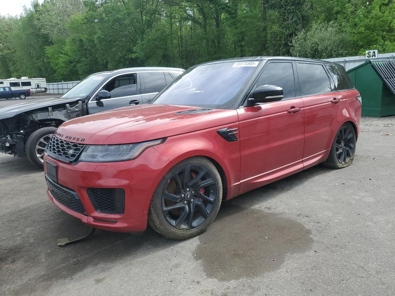 2018 Land Rover Range Rover Sport Hse Dynamic продається в Glassboro, NJ - Water/Flood