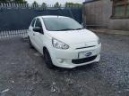 2014 MITSUBISHI MIRAGE 1 for sale at Copart BELFAST