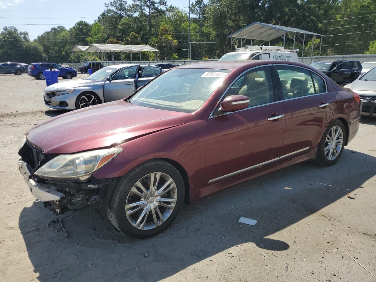 2012 Hyundai Genesis 4.6L for Sale in Savannah, GA - Front End