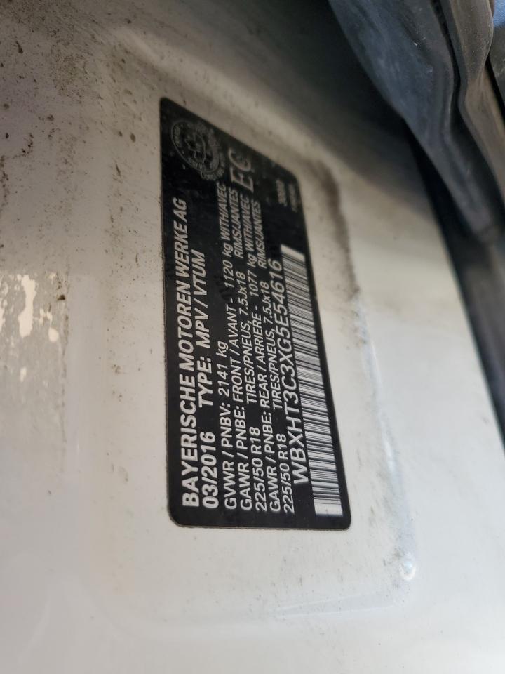 2016 BMW X1 xDrive28I VIN: WBXHT3C3XG5E54616 Lot: 56716195