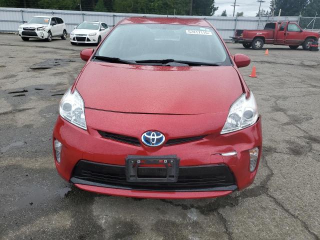  TOYOTA PRIUS 2012 Red