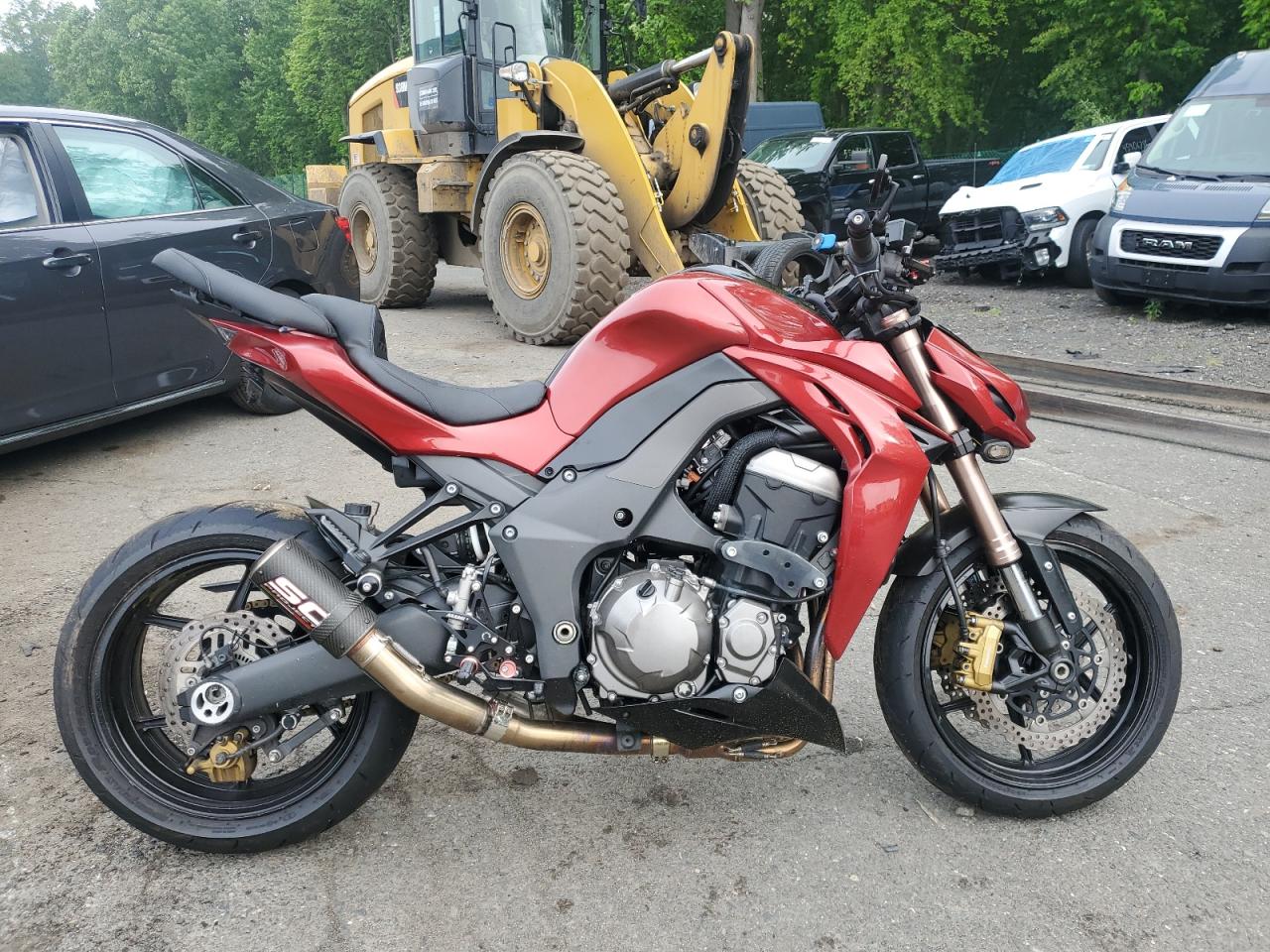 2014 Kawasaki Zr1000 G de vânzare în East Granby, CT - Rear End