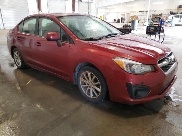  SUBARU IMPREZA 2013 Red