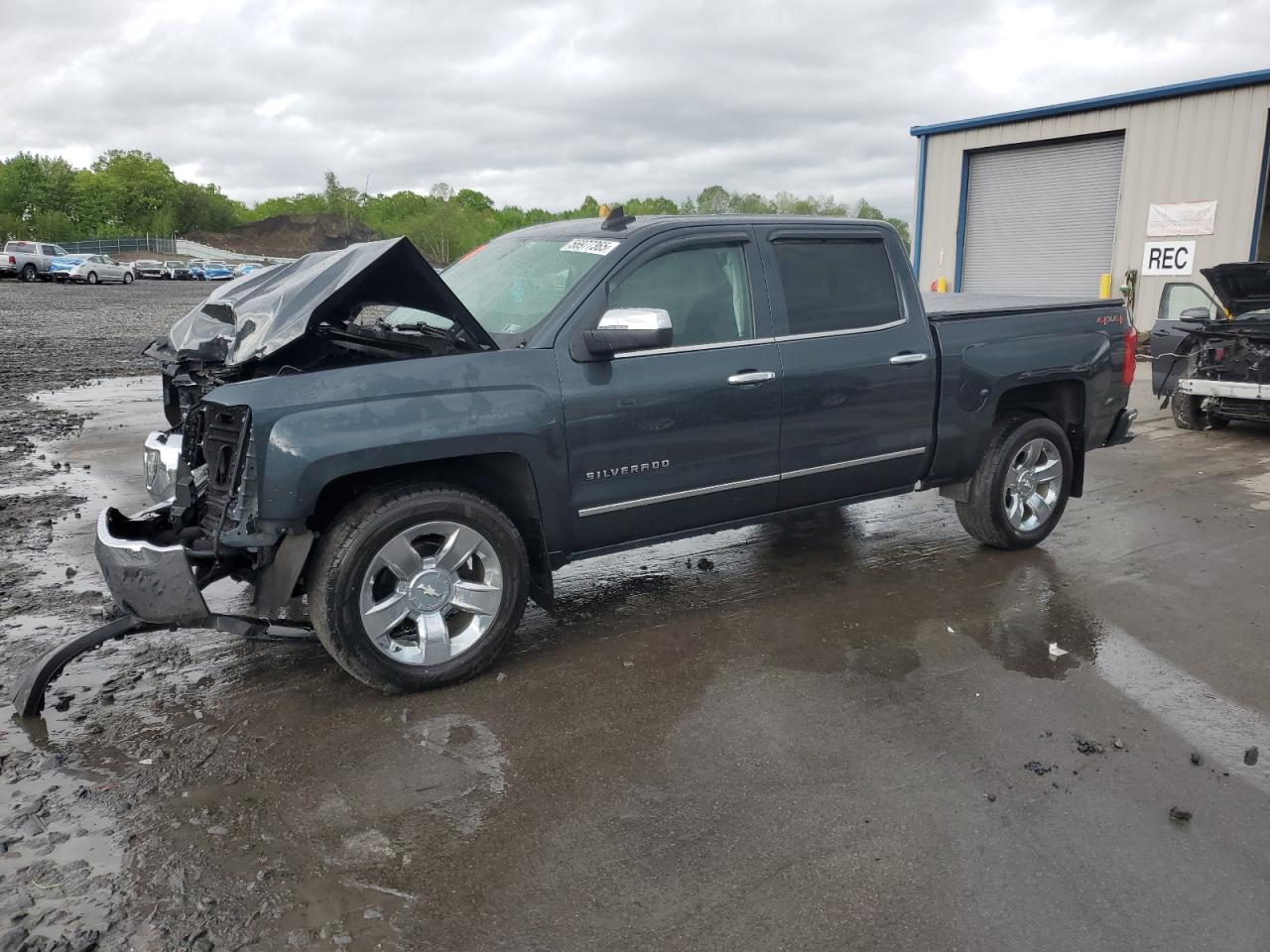 2018 Chevrolet Silverado K1500 Ltz за продажба в Duryea, PA - Front End