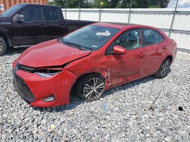  TOYOTA COROLLA 2018 Красный