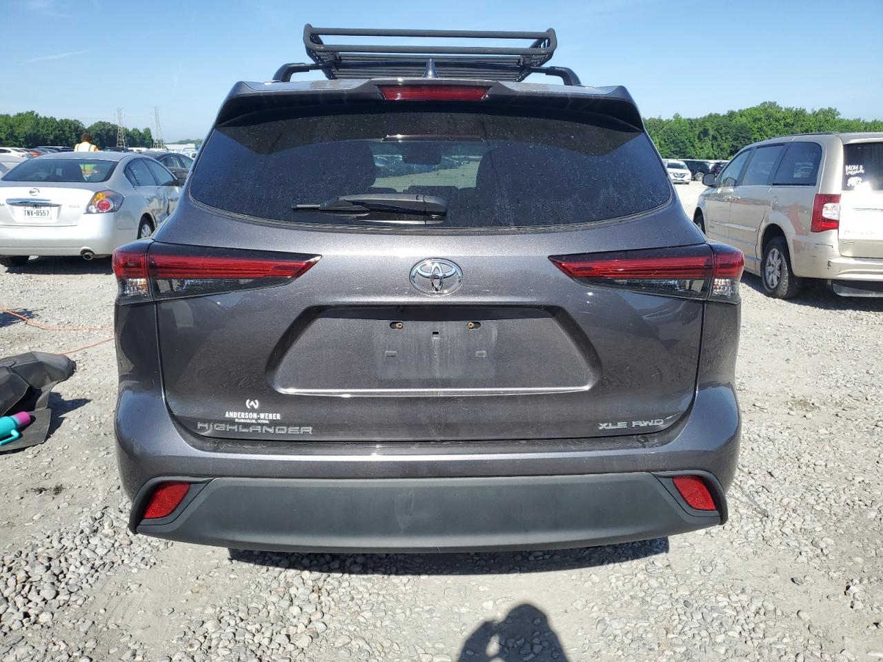 2021 Toyota Highlander Xle VIN: 5TDGZRBH5MS529734 Lot: 57189315