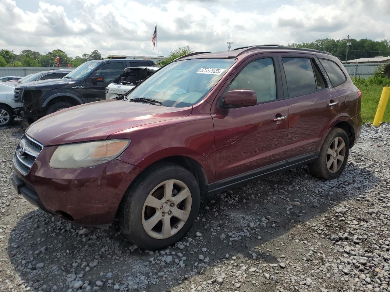 2007 Hyundai Santa Fe Se продається в Montgomery, AL - Biohazard/Chemical