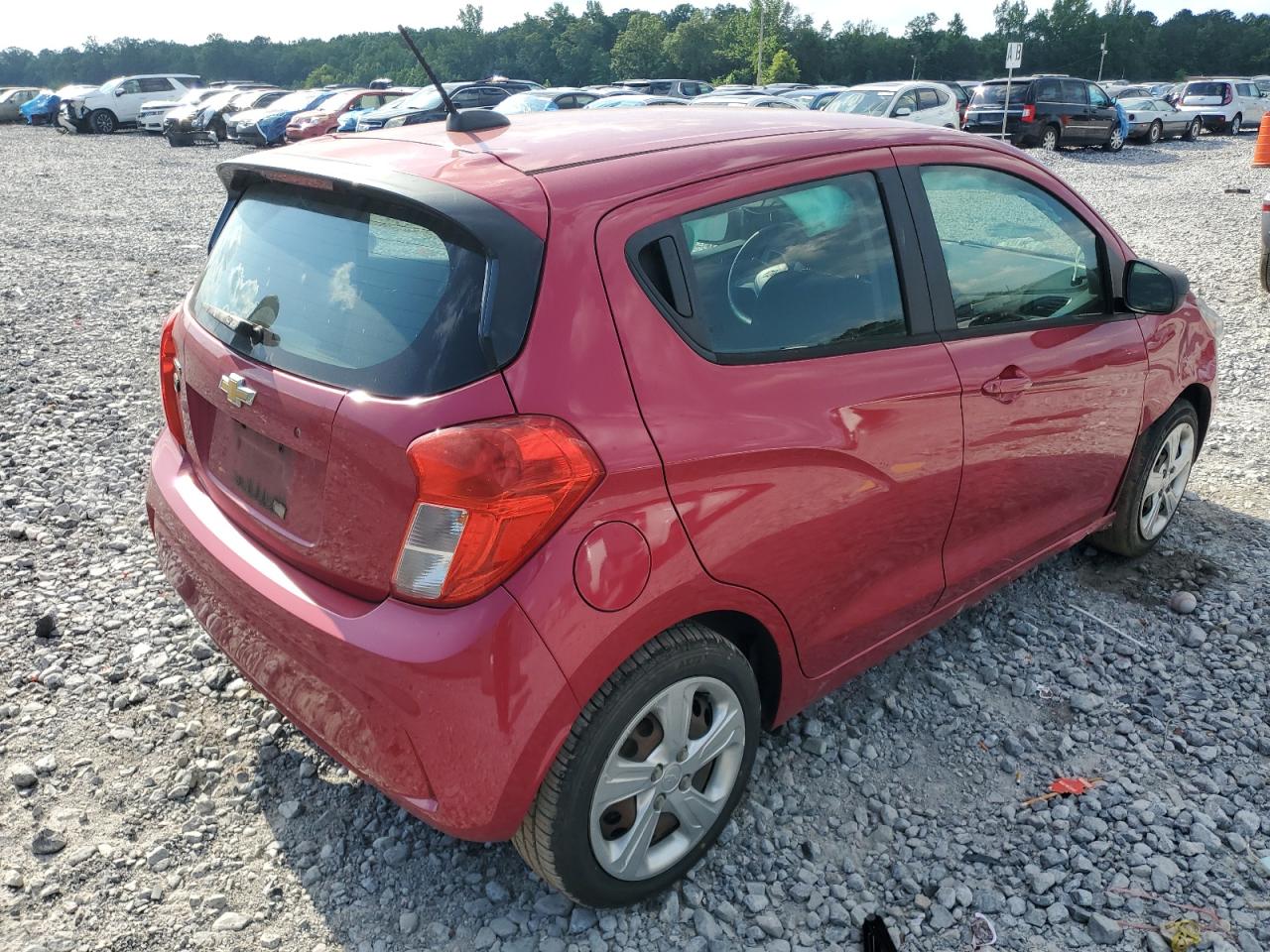 2019 Chevrolet Spark Ls red null gas KL8CB6SA3KC813228 photo #4