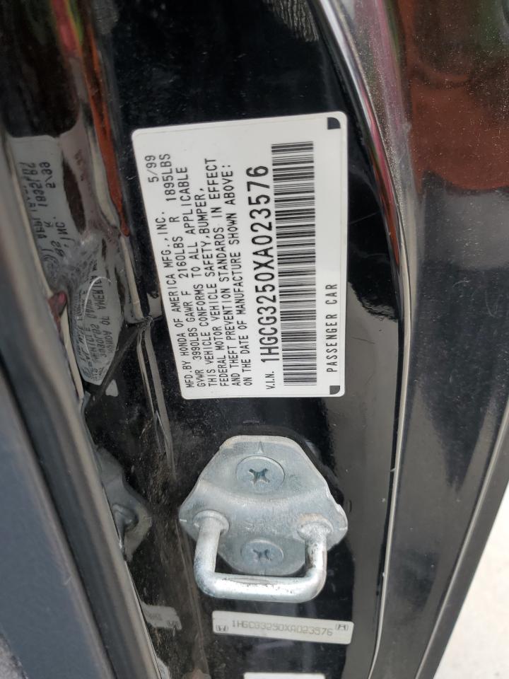 1999 Honda Accord Ex VIN: 1HGCG3250XA023576 Lot: 55763135