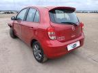 2012 NISSAN MICRA ELLE for sale at Copart PETERLEE