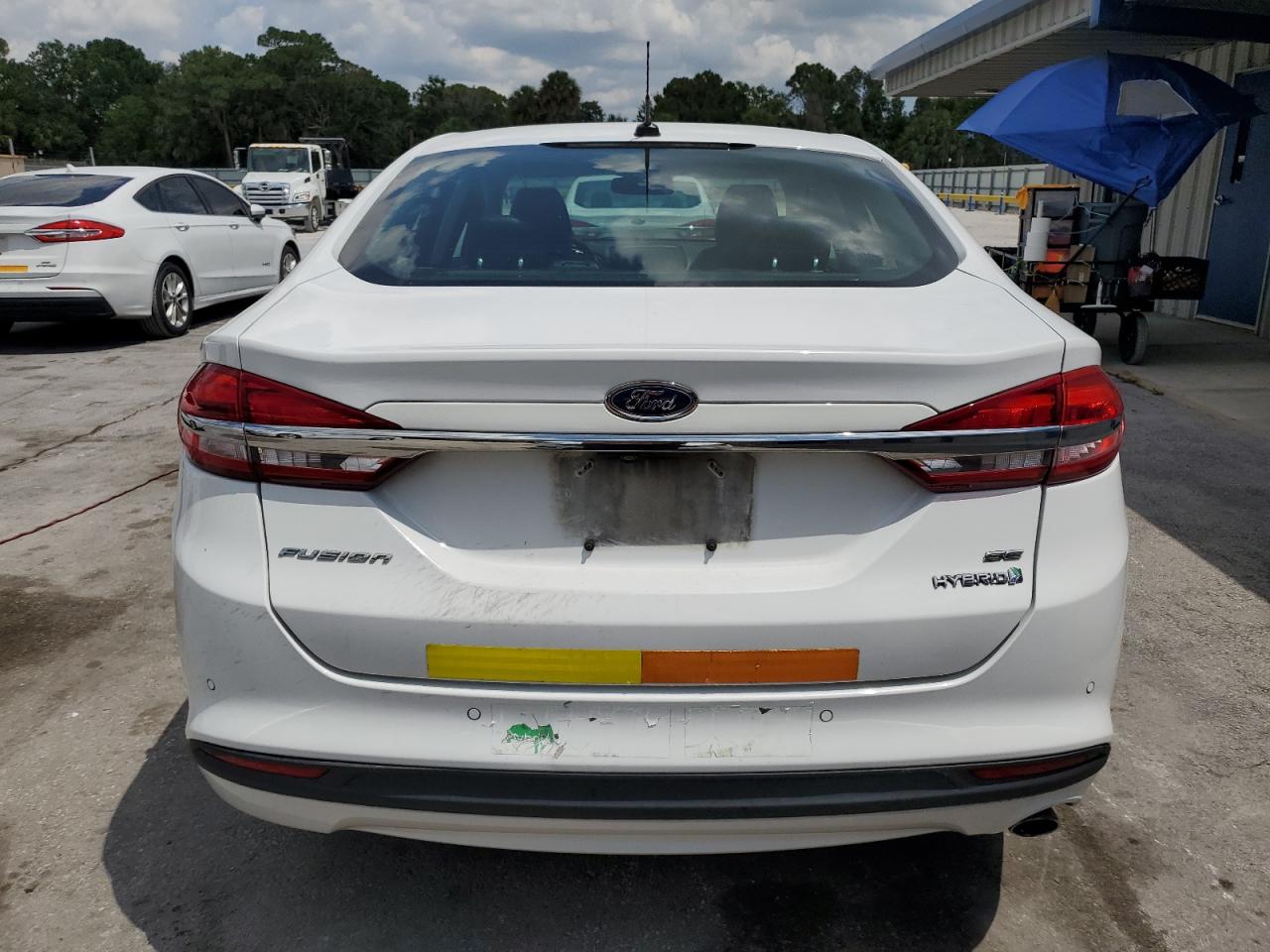 2018 Ford Fusion Se Hybrid VIN: 3FA6P0LU0JR281891 Lot: 54028325