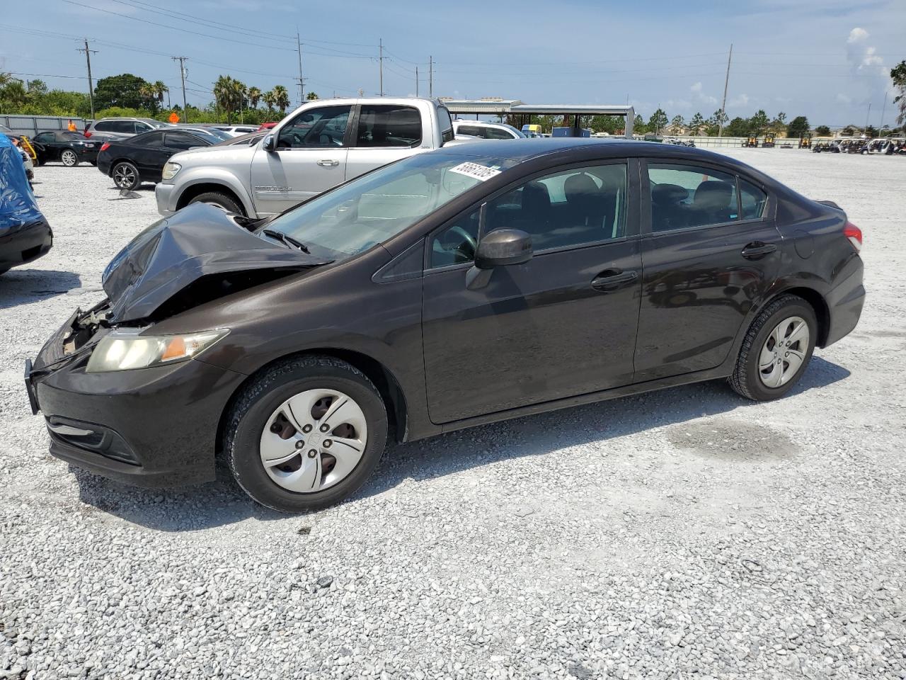 2013 Honda Civic Lx zu verkaufen in Riverview, FL - Front End